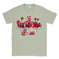 Matcha valentine's day wine glasses Classic Tee - OliviaCreatesArt