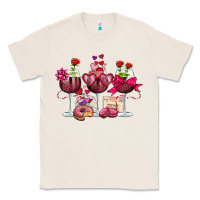 Natural valentine's day wine glasses Classic Tee - OliviaCreatesArt