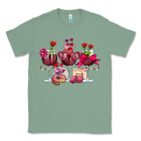 Sage valentine's day wine glasses Classic Tee - OliviaCreatesArt