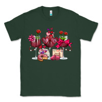 Sports Green valentine's day wine glasses Classic Tee - OliviaCreatesArt