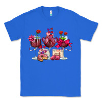 True Royal valentine's day wine glasses Classic Tee - OliviaCreatesArt