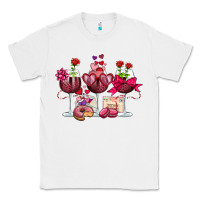 White valentine's day wine glasses Classic Tee - OliviaCreatesArt