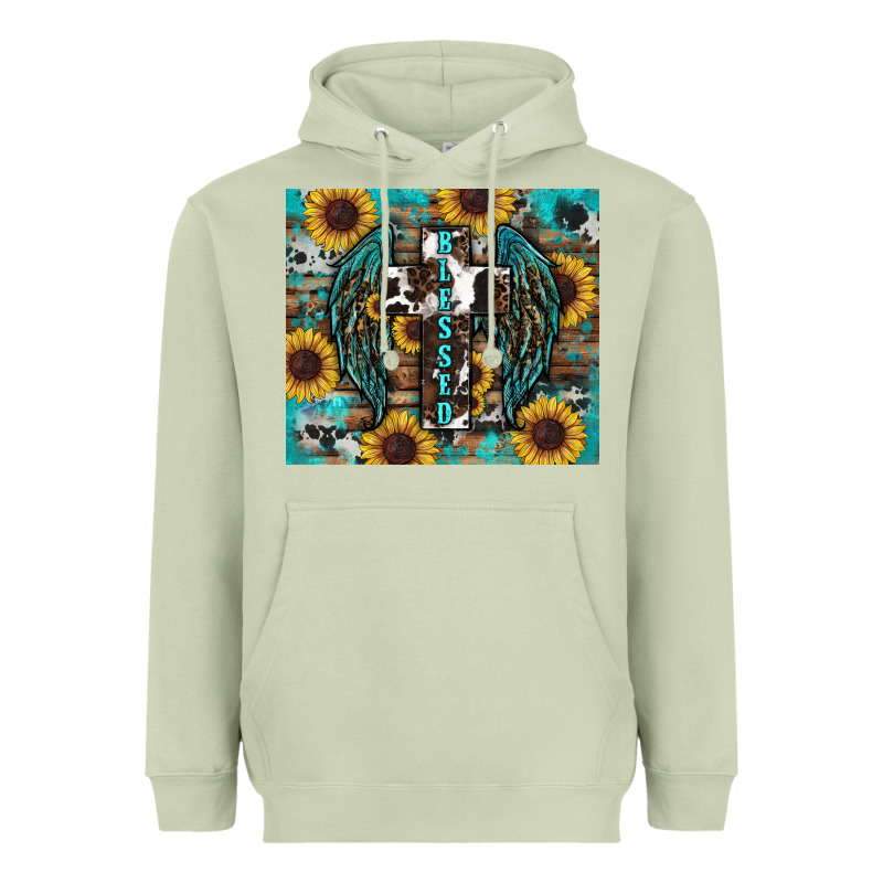 Western Blessed Sunflower's Heavyweight Hoodie by RanaPortraitStore | Teevron
