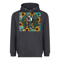 Smoke western blessed sunflower's Heavyweight Hoodie - RanaPortraitStore