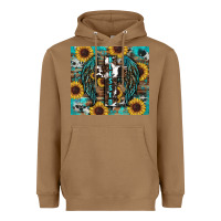 Toasted Coconut western blessed sunflower's Heavyweight Hoodie - RanaPortraitStore