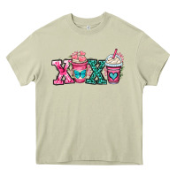 Mossy xoxo coffee cups Heavy Core Tee - OliviaCreatesArt