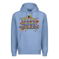 Colony Blue little miss mardi gras Premium Hoodie - Artiststas