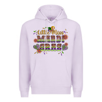 Lilac little miss mardi gras Premium Hoodie - Artiststas