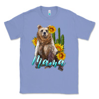 Colony Blue mama bear with sunflowers and cactus Classic Tee - Artiststas
