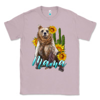 Lilac mama bear with sunflowers and cactus Classic Tee - Artiststas