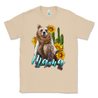 Mushroom mama bear with sunflowers and cactus Classic Tee - Artiststas