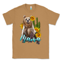 Toasted Coconut mama bear with sunflowers and cactus Classic Tee - Artiststas