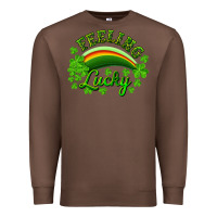 Chestnut Feeling lucky with rainbow Premium Sweatshirt - RanaPortraitStore