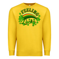Lemon Feeling lucky with rainbow Premium Sweatshirt - RanaPortraitStore