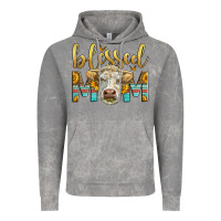 Cloud Rock Western Blessed Mom Charolais Bull Vintage Hoodie - LillyAllenDesigns