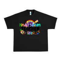 Black Kindergarten Teacher Life Urban Heavy Tee - LillyAllenDesigns