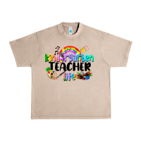 French Oak Kindergarten Teacher Life Urban Heavy Tee - LillyAllenDesigns