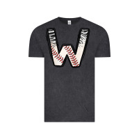Vintage Black Baseball Alphabet Vintage Tee - CowhideDigitalArt