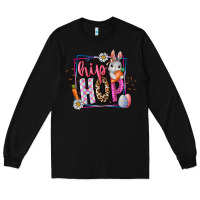 Black hip hop Long Sleeve Tee - CowhideDigitalArt