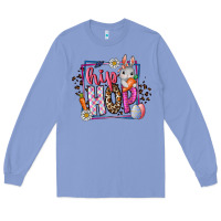 Colony Blue hip hop Long Sleeve Tee - CowhideDigitalArt