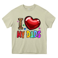 Mossy i love my dads Heavy Core Tee - OliviaCreatesArt