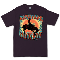 Plum American cowboy Premium Tee - FaDigitalArtStudio