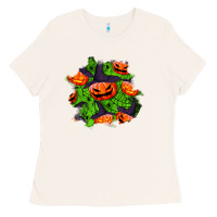 Bone halloween pumpkin patch Ladies Tee - BundleAndBundleShop