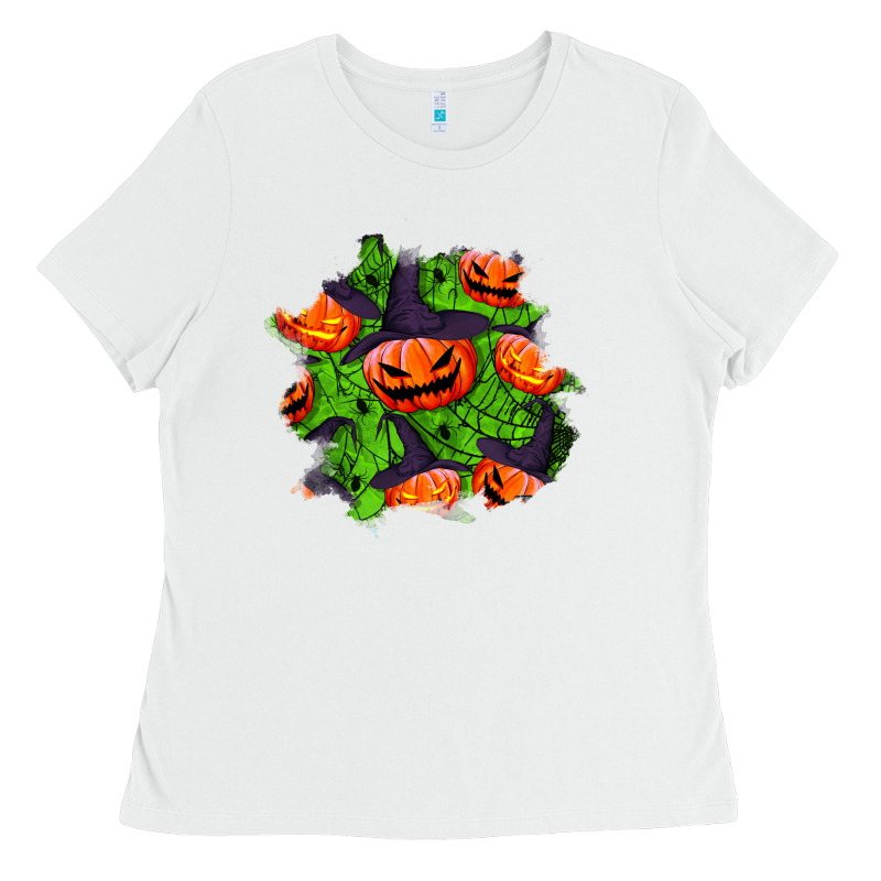 Halloween Pumpkin Patch Ladies Tee by BundleAndBundleShop | Teevron