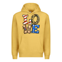 Antique Gold 4th of July Army Love Premium Hoodie - Jasminsmagicworld