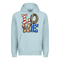 Blue Mist 4th of July Army Love Premium Hoodie - Jasminsmagicworld