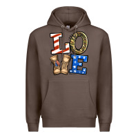 Coffee 4th of July Army Love Premium Hoodie - Jasminsmagicworld