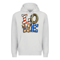 Dove Grey 4th of July Army Love Premium Hoodie - Jasminsmagicworld