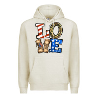 Oatmeal Heather 4th of July Army Love Premium Hoodie - Jasminsmagicworld
