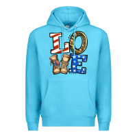 Ocean Blue 4th of July Army Love Premium Hoodie - Jasminsmagicworld