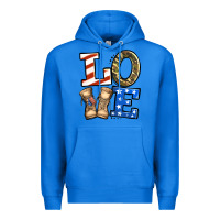 True Royal 4th of July Army Love Premium Hoodie - Jasminsmagicworld