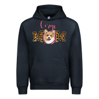 Navy Corgi Mom Urban Hoodie - Jasminsmagicworld