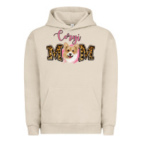 Pigment French Oak Corgi Mom Urban Hoodie - Jasminsmagicworld