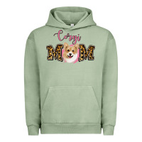 Pigment Oil Green Corgi Mom Urban Hoodie - Jasminsmagicworld