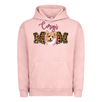 Pigment Salmon Corgi Mom Urban Hoodie - Jasminsmagicworld