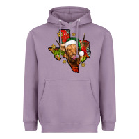Lavender christmas texas highland cow Heavyweight Hoodie - Jasminsmagicworld