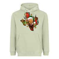 Matcha christmas texas highland cow Heavyweight Hoodie - Jasminsmagicworld