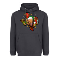 Smoke christmas texas highland cow Heavyweight Hoodie - Jasminsmagicworld