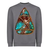 Storm turquoise cowhide arrowhead Heavyweight Sweatshirt - Jasminsmagicworld
