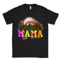 Black baseball mama Classic Tee - OliviaCreatesArt