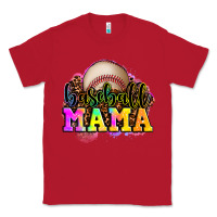 Red baseball mama Classic Tee - OliviaCreatesArt