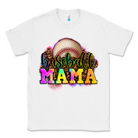 White baseball mama Classic Tee - OliviaCreatesArt
