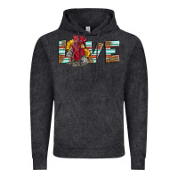 Vintage Black love rooster head Vintage Hoodie - LillyAllenDesigns