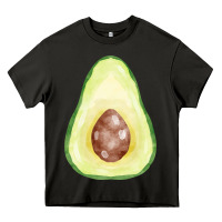 Asphalt half avocado fa element Heavy Core Tee - FaDigitalArtStudio