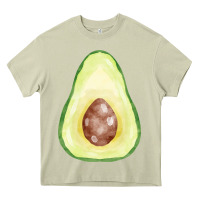 Mossy half avocado fa element Heavy Core Tee - FaDigitalArtStudio