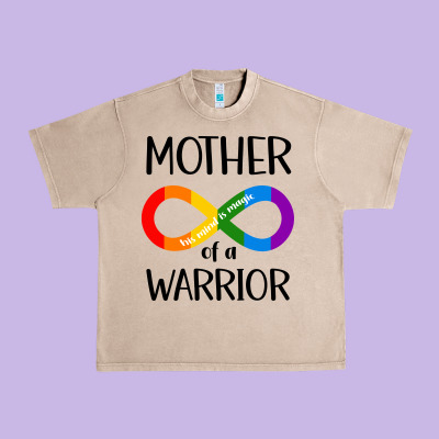 Mother Of Warrior Urban Heavy Tee Designed By Cowhidedigitalart